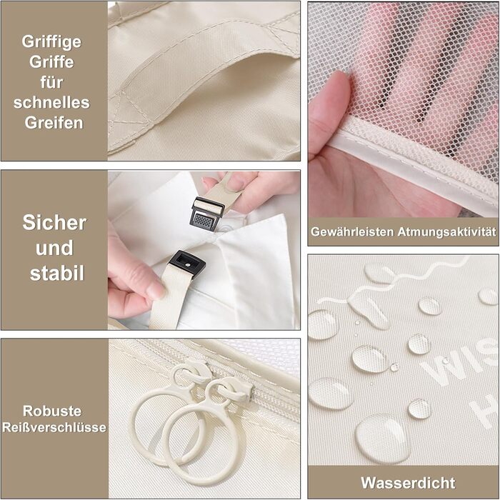 Органайзери для валізи OBSGUMU, набір 9 шт. - Packing Cubes для подорожей, косметичка, набір для подорожей