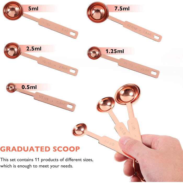 Baking Measuring Cups Measuring Spoons Cooking Spoon Milk Coffee Measuring Baking Utensils Measuring Spoons - Cups Measuring Utensils Tablespoon Measuring Spoons Mini 430 Stainless Steel Whisk