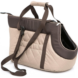 Сумка-переноска для собак та котів, рюкзак, бежевий, 20x42x22 см, S (2-8 кг)