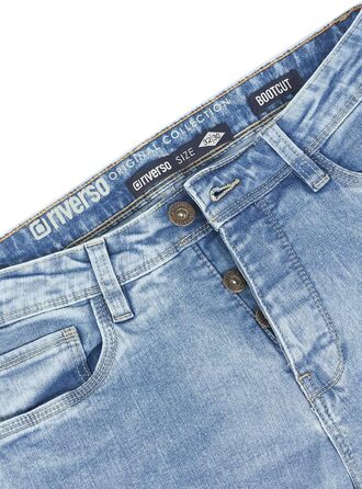 Чоловічі джинси Riverso Falko Bootcut Stretch Denim (чорний, синій, сірий) - Розміри 29-40 / 30L-34L