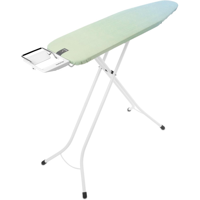 Прасувальна дошка Brabantia Bügelbrett B, 124 x 38 см, 100% Fairtrade-бавовна, стабільна, регульована по висоті, з підставкою для праски
