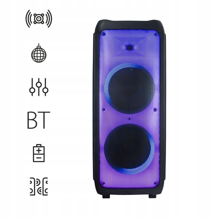 Портативна караоке-система Bluetooth Power Audio Manta KRIOS 350W Superbass