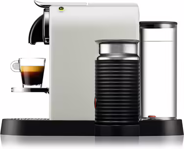Nespresso De'Longhi Citiz EN267.WAE Coffee Capsule Machine with Milk Frother, 1710W, 1 L, ‎37.2 x 21.8 x 27.7 cm, Cream White
