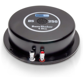 Sinustec BS250 бас-вібратор (бас-памп), 4 Ом, корпусний віброакустичний динамік для сабвуфера, автомобільний