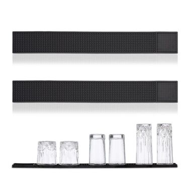 Relaxdays 2-Pack Bar Mats, 60 x 8 cm