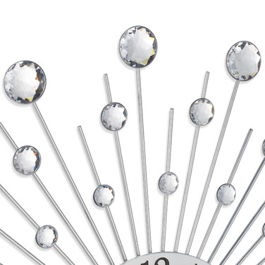 Relaxdays Wall Clock Diamond Ø 50 cm
