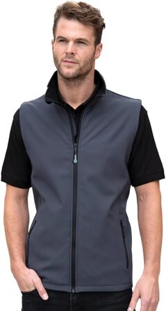 Унісекс жилет Softshell Result R232m для друку, темно-синій, розмір 4XL