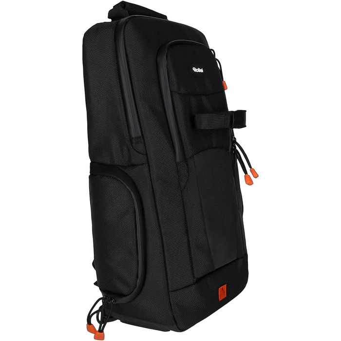 Сумка-слінг Rollei Fotoliner Ocean для фотообладнання, чорна (з дощовиком)