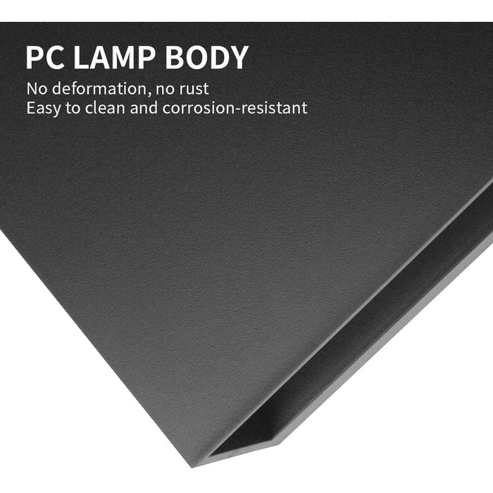DAWALIGHT Настінний світильник для вулиці, комплект 2 шт., IP65, 2x6W, 3000K, тепле біле світло, темно-сірий, пластик