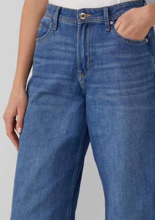 Джинси s.Oliver Suri Regular Fit High Rise Wide Leg сині (48)