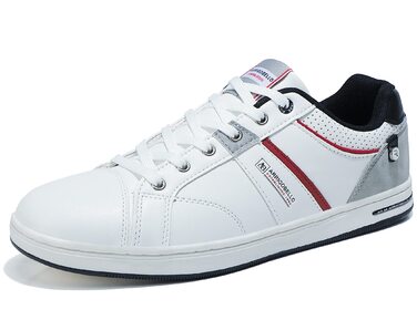 Чоловічі кросівки для активного відпочинку ARRIGO BELLO: легкі, зручні, з натуральної шкіри, розміри 41-46, білі