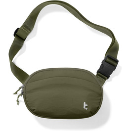 tomtoc жіноча поясна сумка, нагрудна сумка з RFID захистом, 1.5 л, зелена