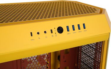 Корпус ПК Thermaltake The Tower 600 ATX з вертикальним дизайном, 3 скляні панелі, 2 вентилятори 140мм, підтримка радіатора 420/360мм, USB-C, білий (Butter Caramel)