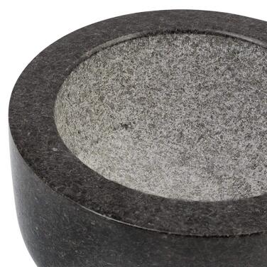 Гранітний ступка з товкачиком Smart-Planet - ступка для спецій, песто та трав, Ø 8,5 см