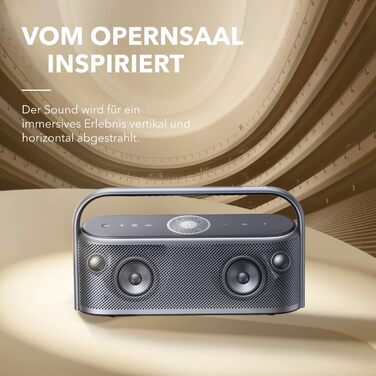 Soundcore Motion X600 – портативна Bluetooth колонка з Hi-Res Spatial Audio, 50W, IPX7, 12 годин, Pro EQ, AUX-IN (зелена)