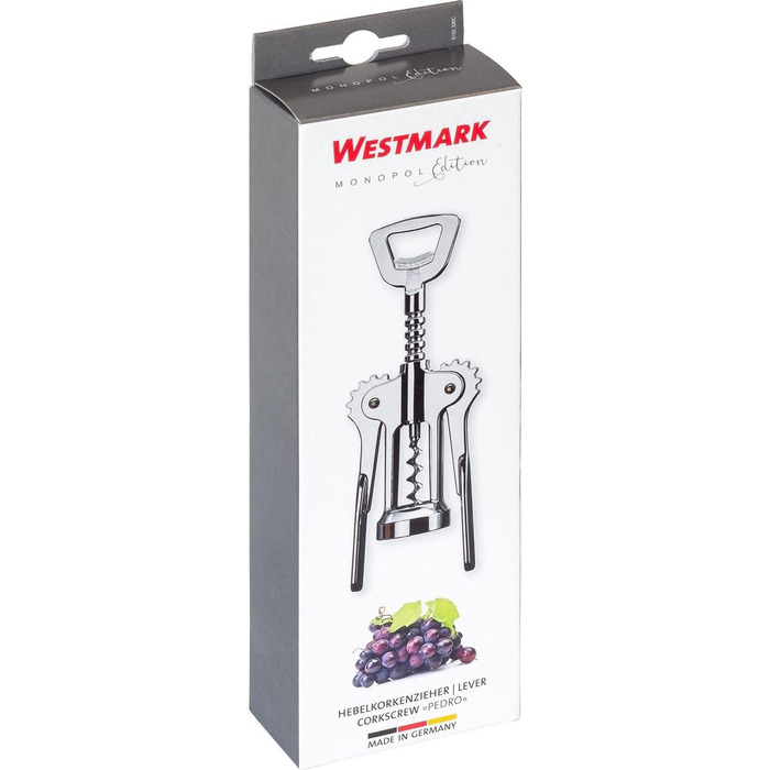 Westmark Pedro Corkscrew, Stainless Steel, Chrome-Plated